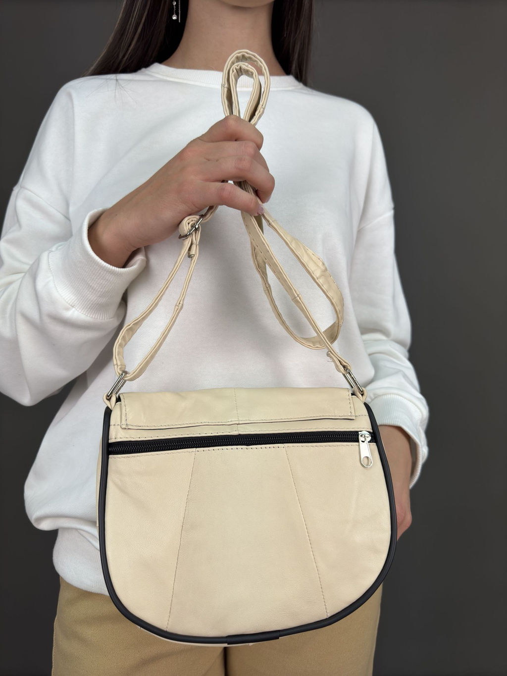 Сумка женская из телячьей кожи