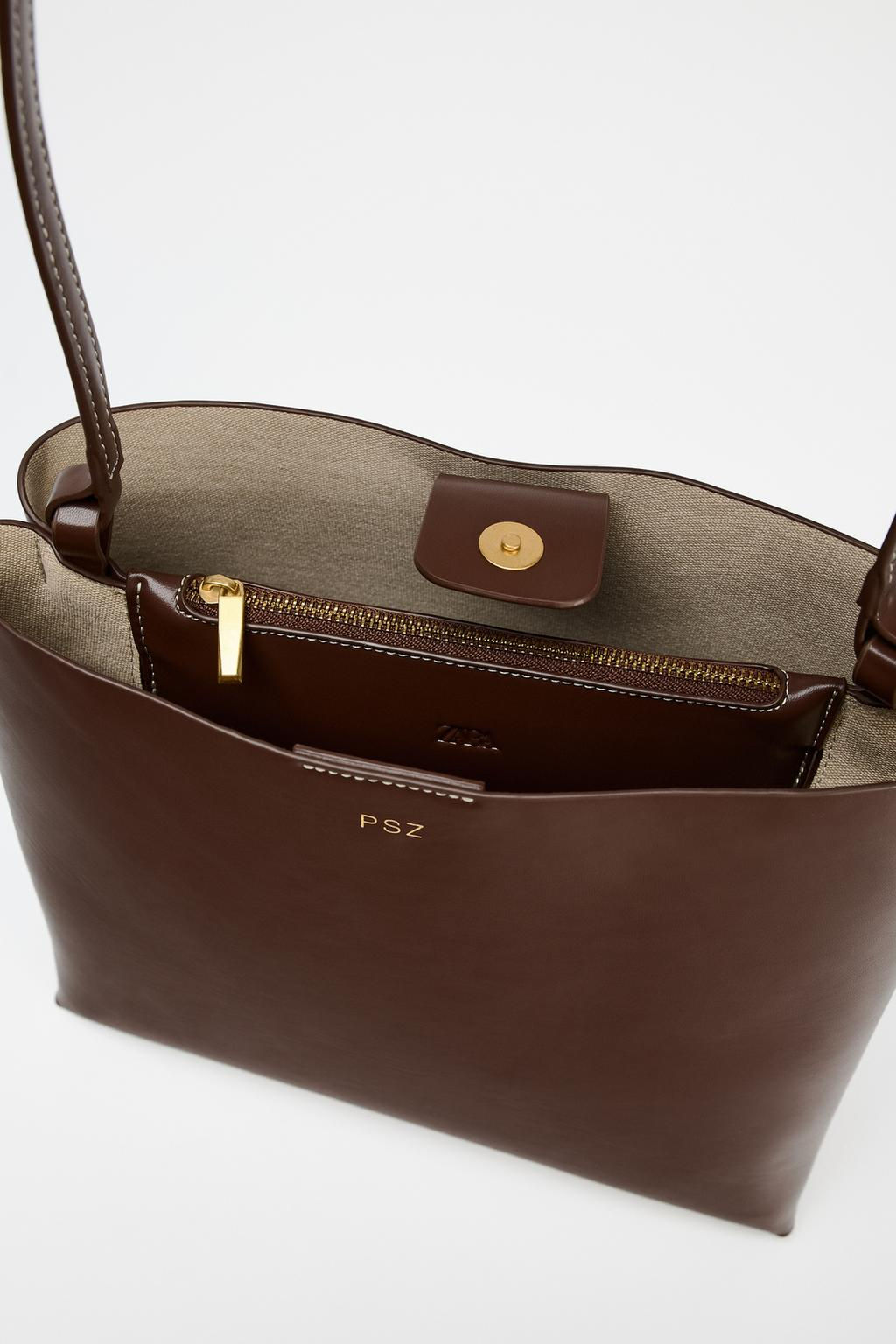 MINIMALIST BUCKET BAG - Zara фото 6