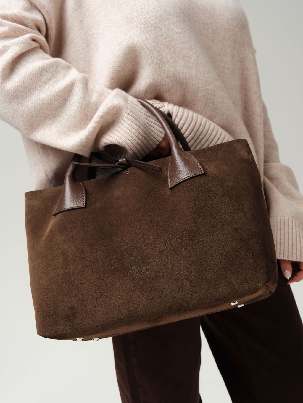 Замшевая сумка Iris DBR 31372 кофе  фото 6