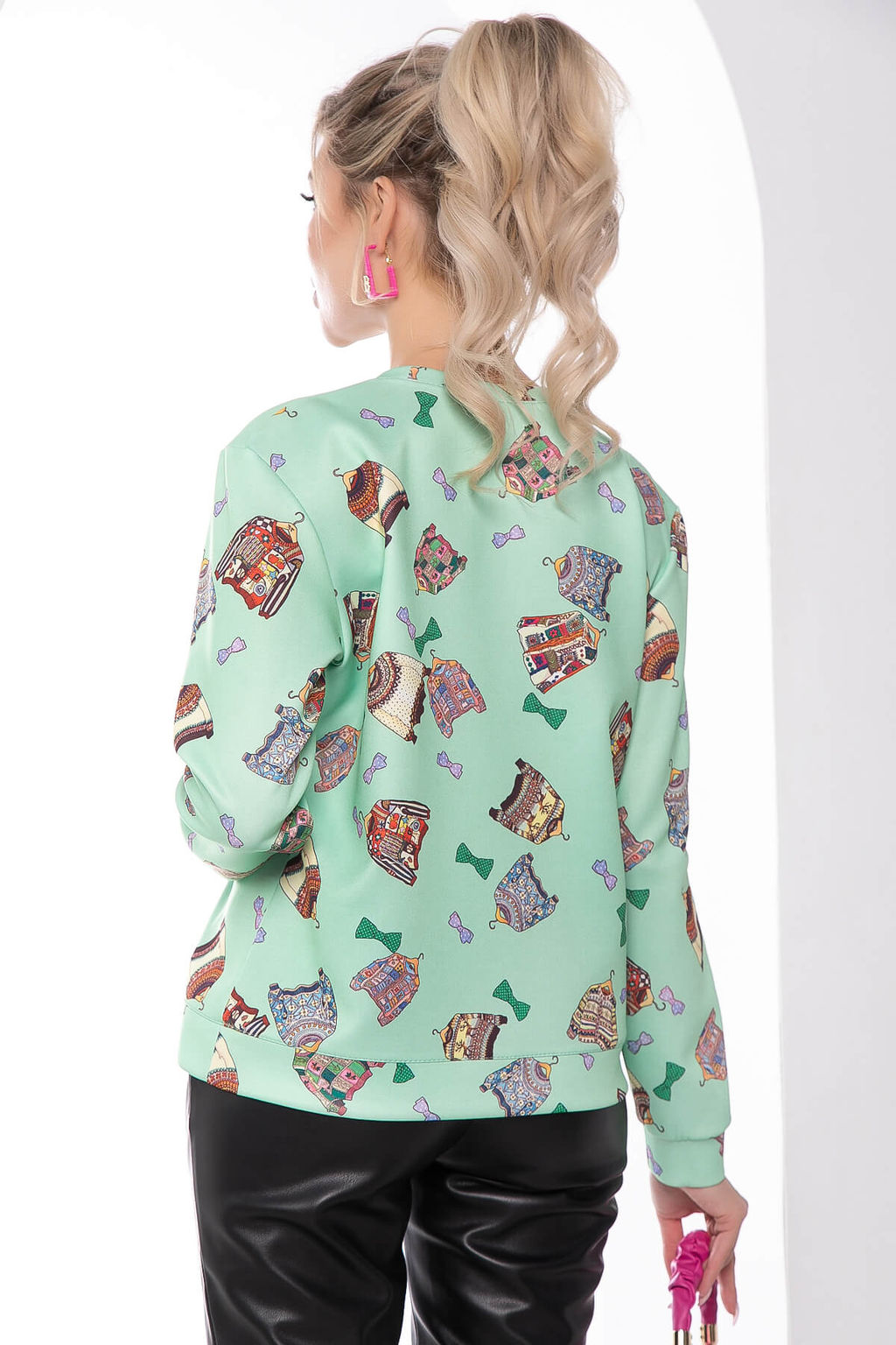 Свитшот Модница (фисташковый чизкейк) Б7960 - Lt collection фото 3