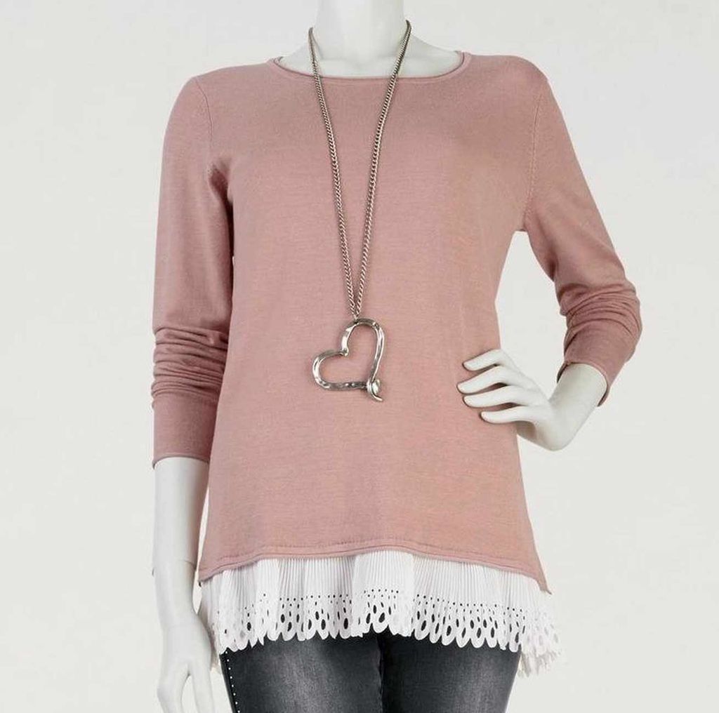 Пуловер 2 в 1, пудра - Heine фото 2