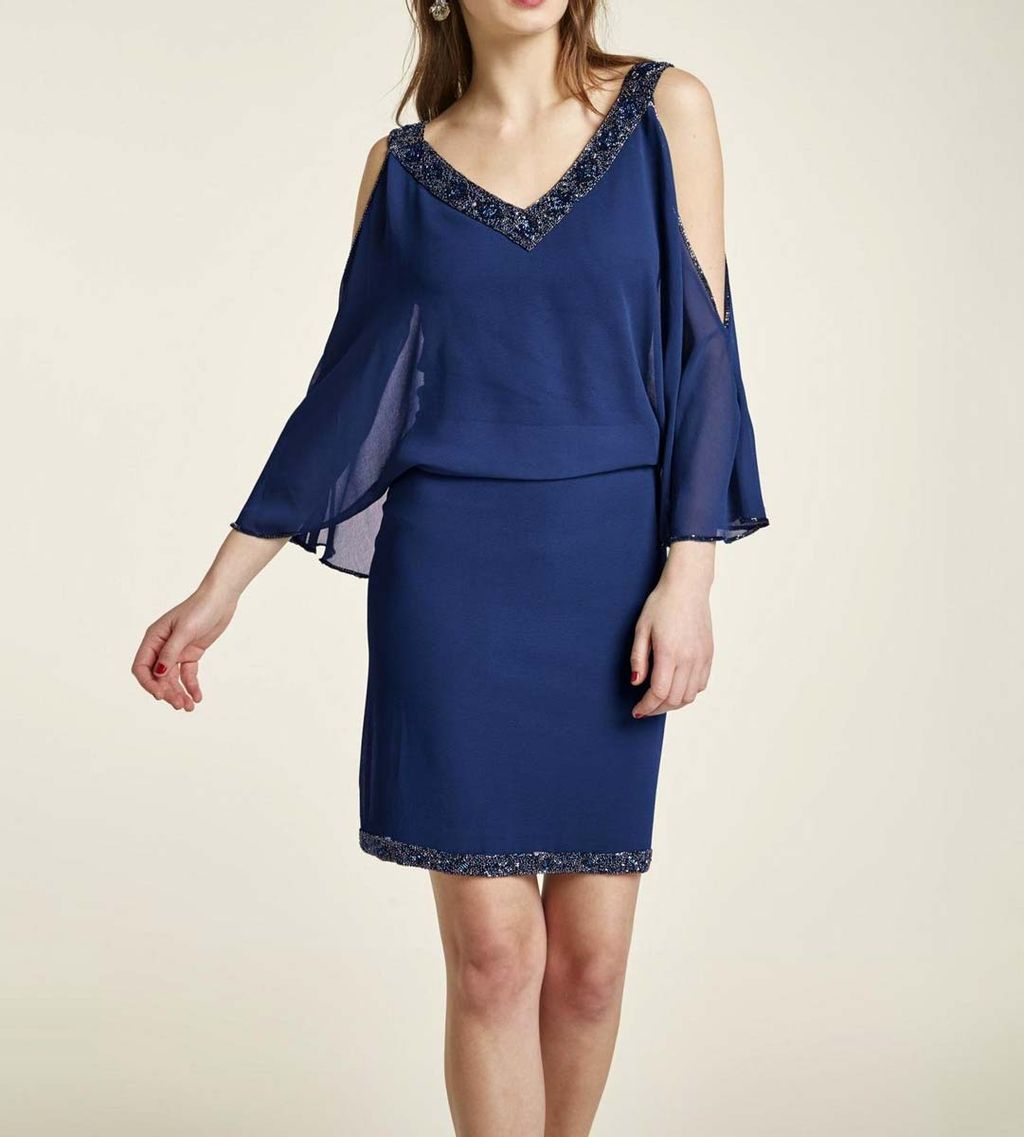 Платье, синее