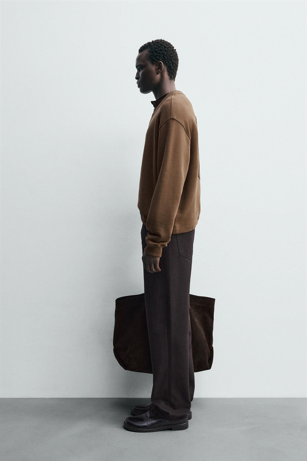 CREW NECK SWEATSHIRT WITH RIBBON DETAIL