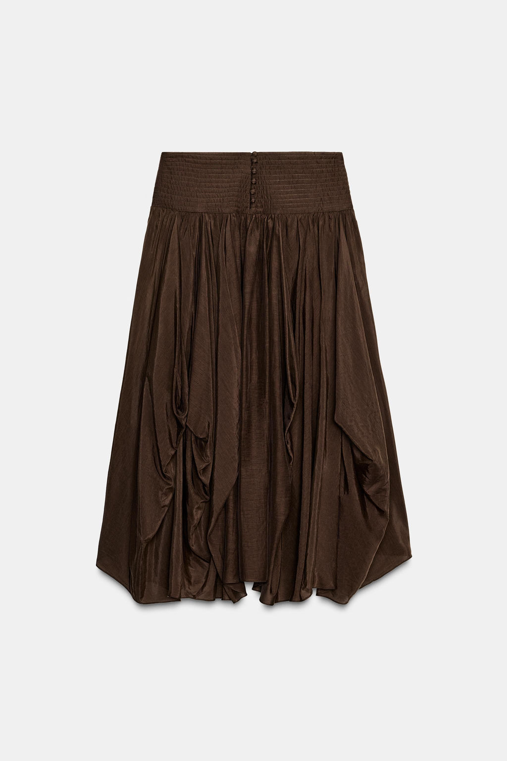 ZW COLLECTION VOLUMINOUS MIDI SKIRT - Zara фото 7