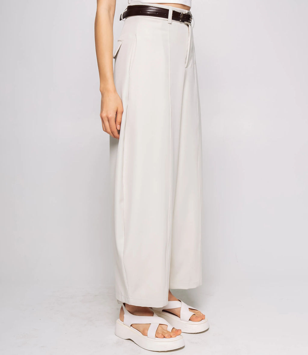 Брюки #КТ0966, светло-бежевый