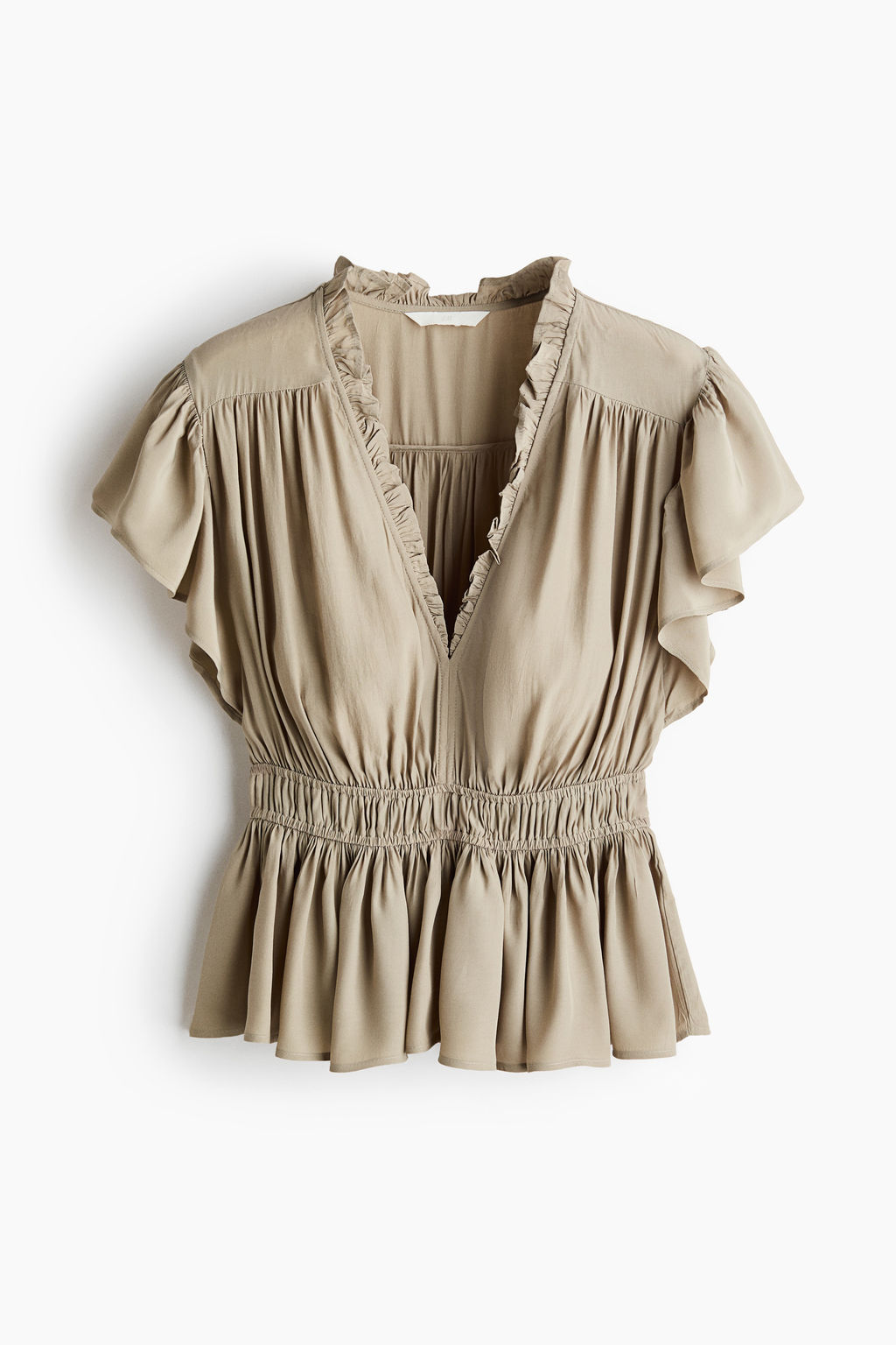 Blusa de manga circular con peplum - H&m фото 2
