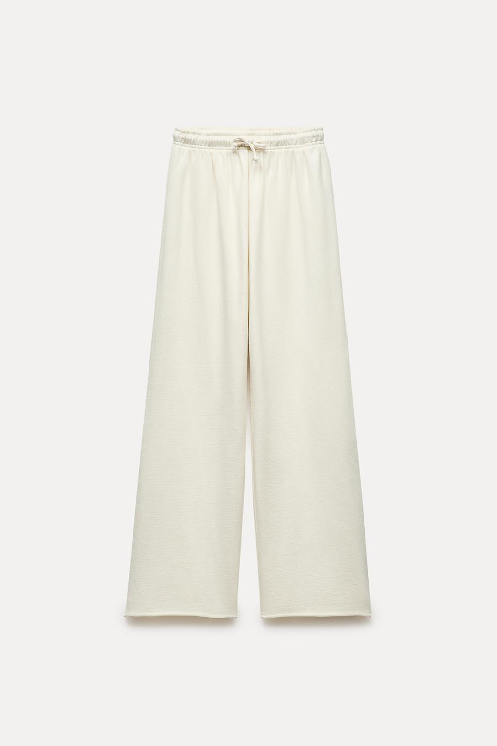 FADED-EFFECT PLUSH JOGGER TROUSERS - Zara фото 14