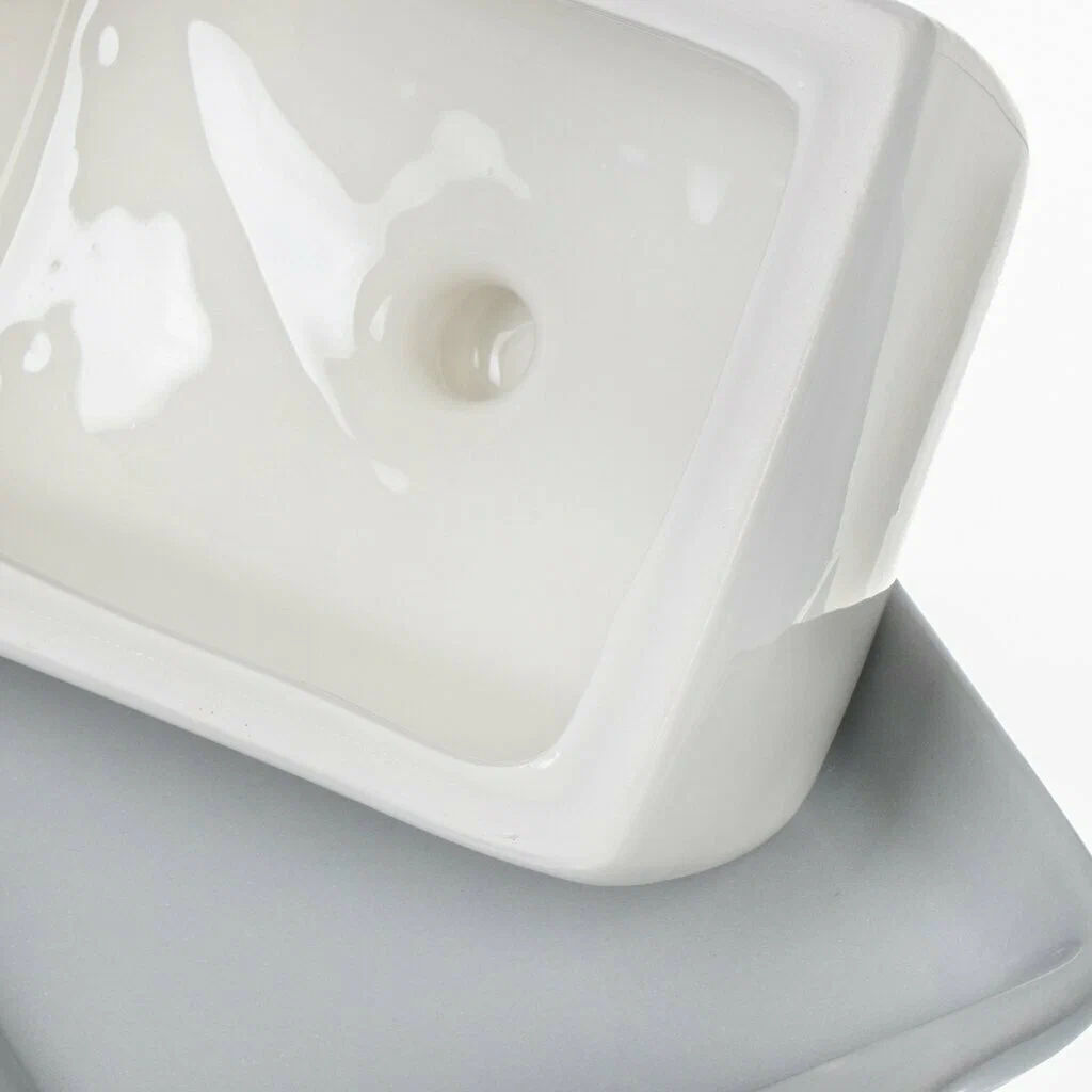 Масленка с крышкой Прованс, доломит (419423) /DANIKS/  фото 3