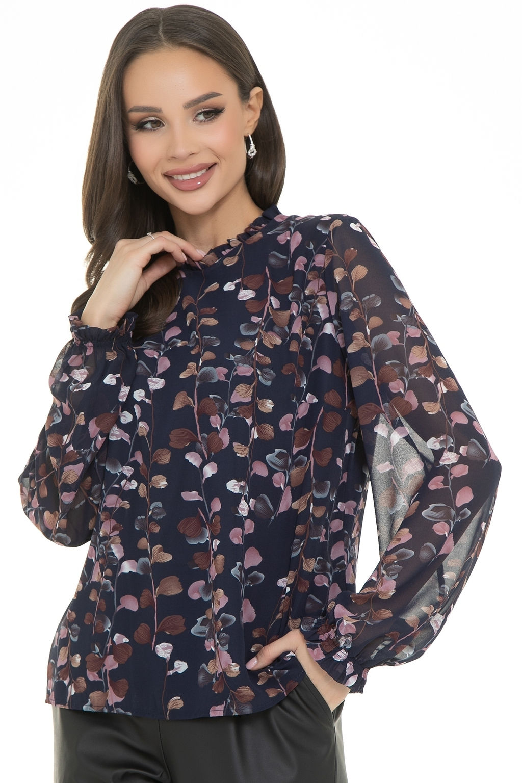 Блуза Волшебный шифон (найт) - Diolche фото 8