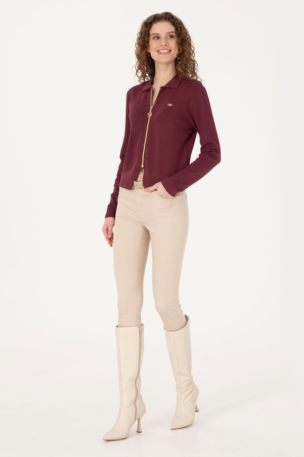 Kad_n Bordo Triko H_rka - U.s. polo assn фото 4