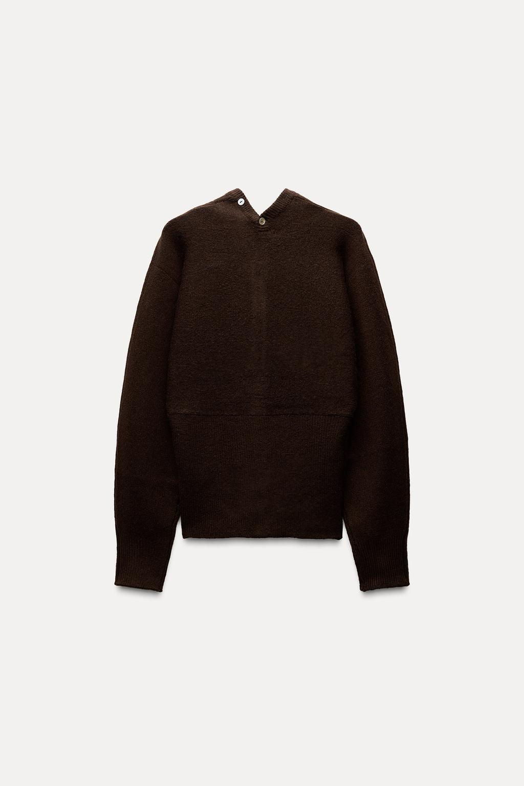 FITTED KNIT CARDIGAN - Zara фото 5