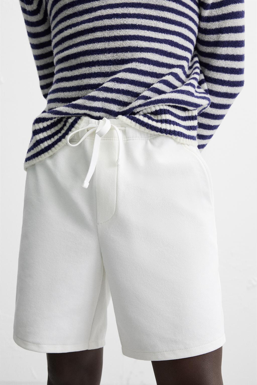 TEXTURED COMFORT BERMUDA SHORTS - Zara фото 6