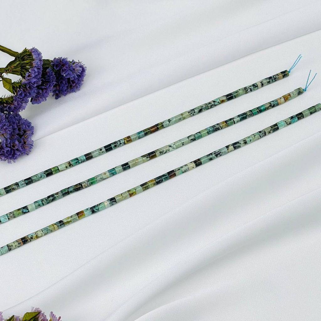 Бусины для украшений из Хризоколлы 38 см