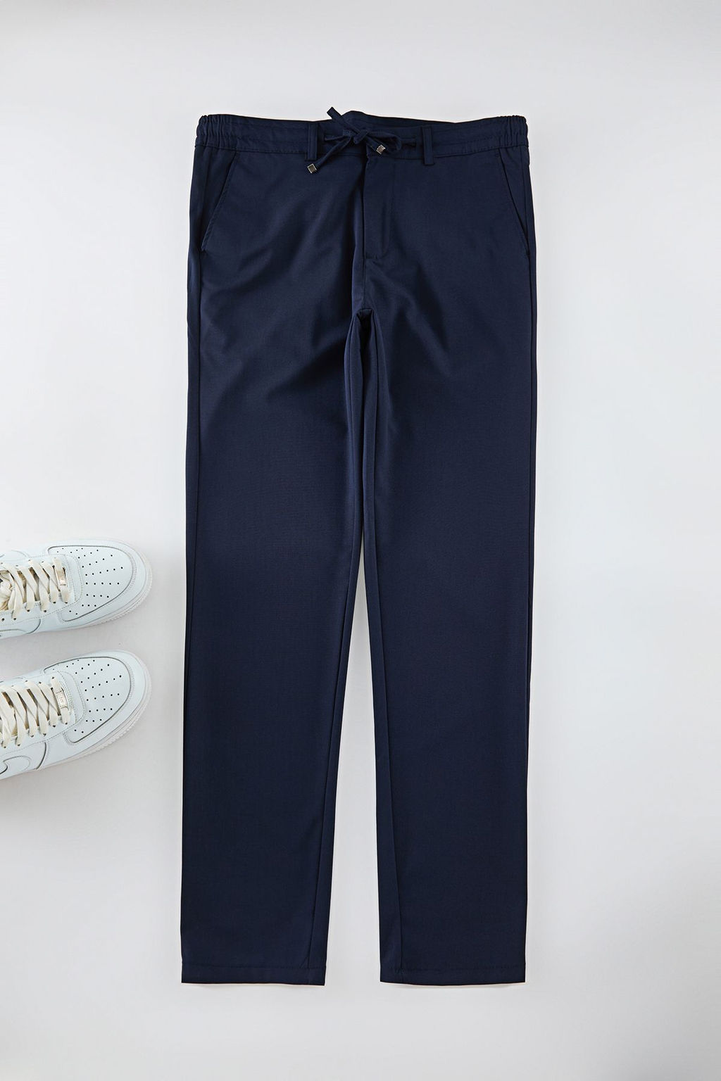 TRENDYOL MAN Siyah Slim Fit Beli Baglama Detayl? Lastikli Kumas Dokuma Pantolon TMNAW25PL00029 - Trendyolmilla фото 6