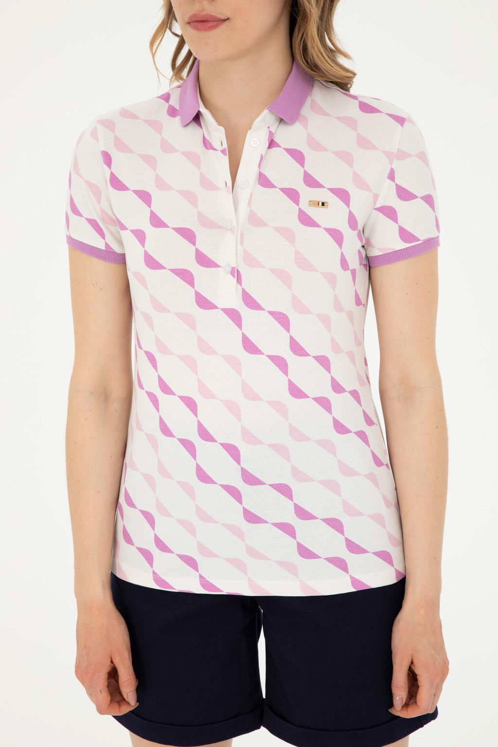 Женская фиолетовая футболка - U.s. polo assn фото 13