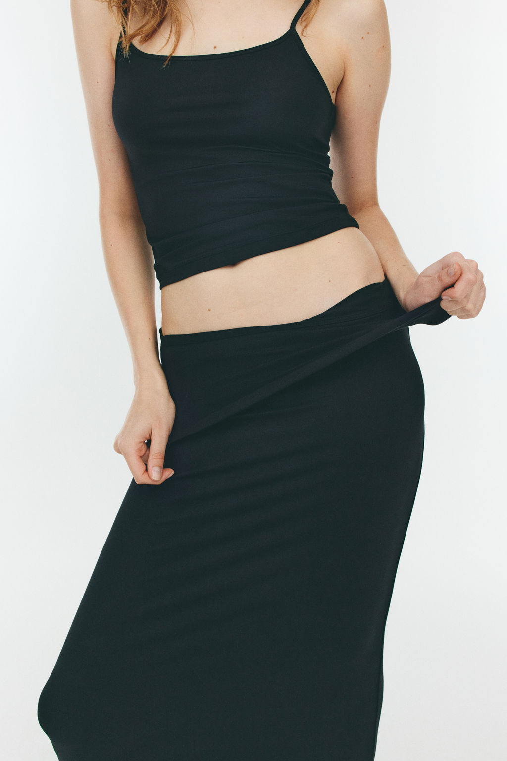 Maxifalda con cintura plegable - H&m фото 3