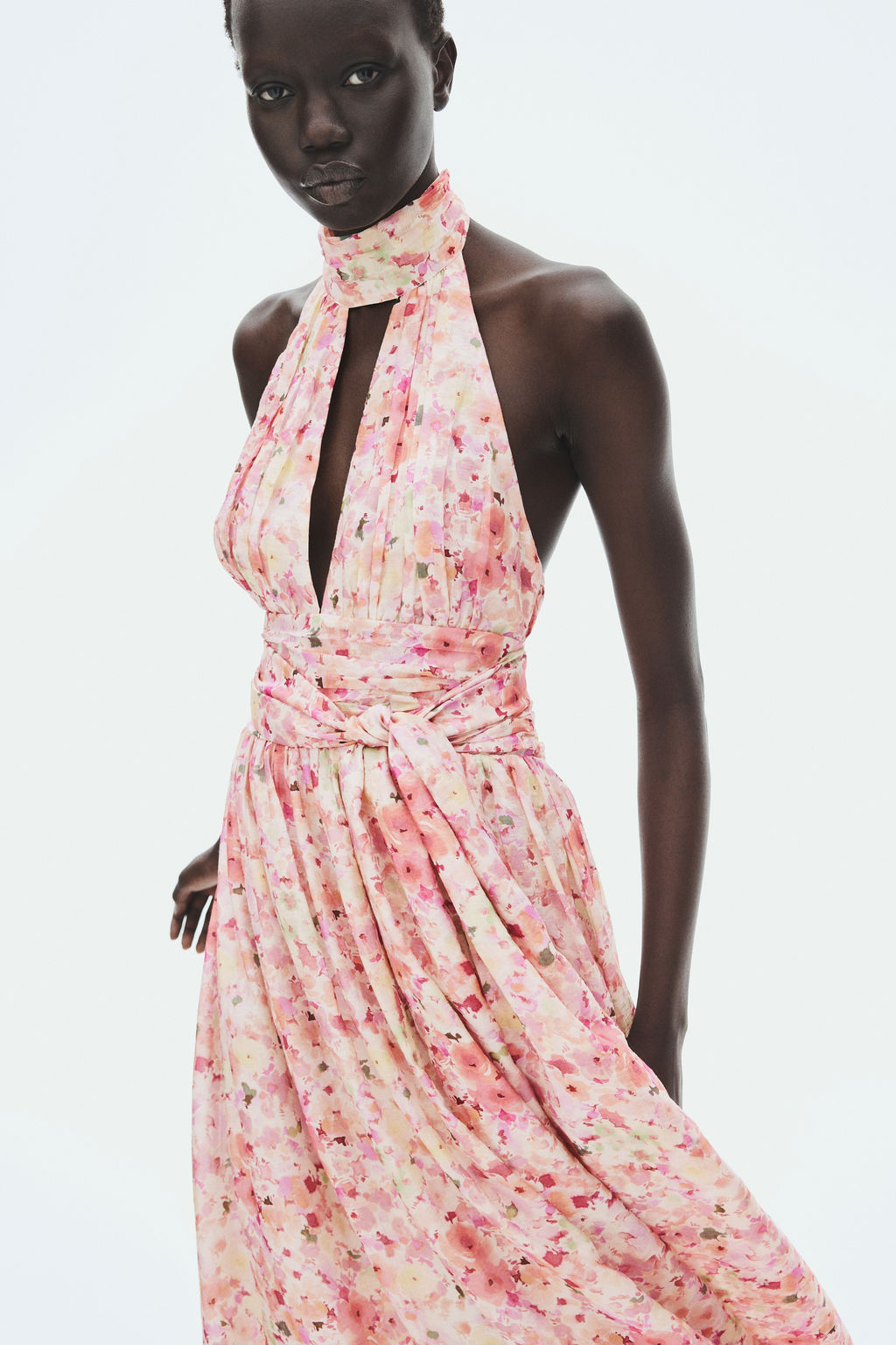 Vestido halter con lazada - H&m фото 5