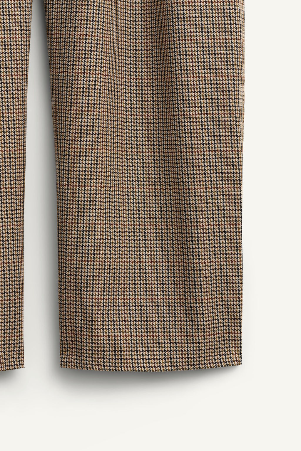 LIMITED EDITION CHECK WOOL SUIT TROUSERS - Zara фото 9