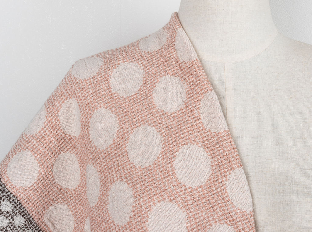 18С230-ШР/у. 80*145 Полотенце Круги-1 цв. 5 рис. 320 розовый - Текс-дизайн фото 2