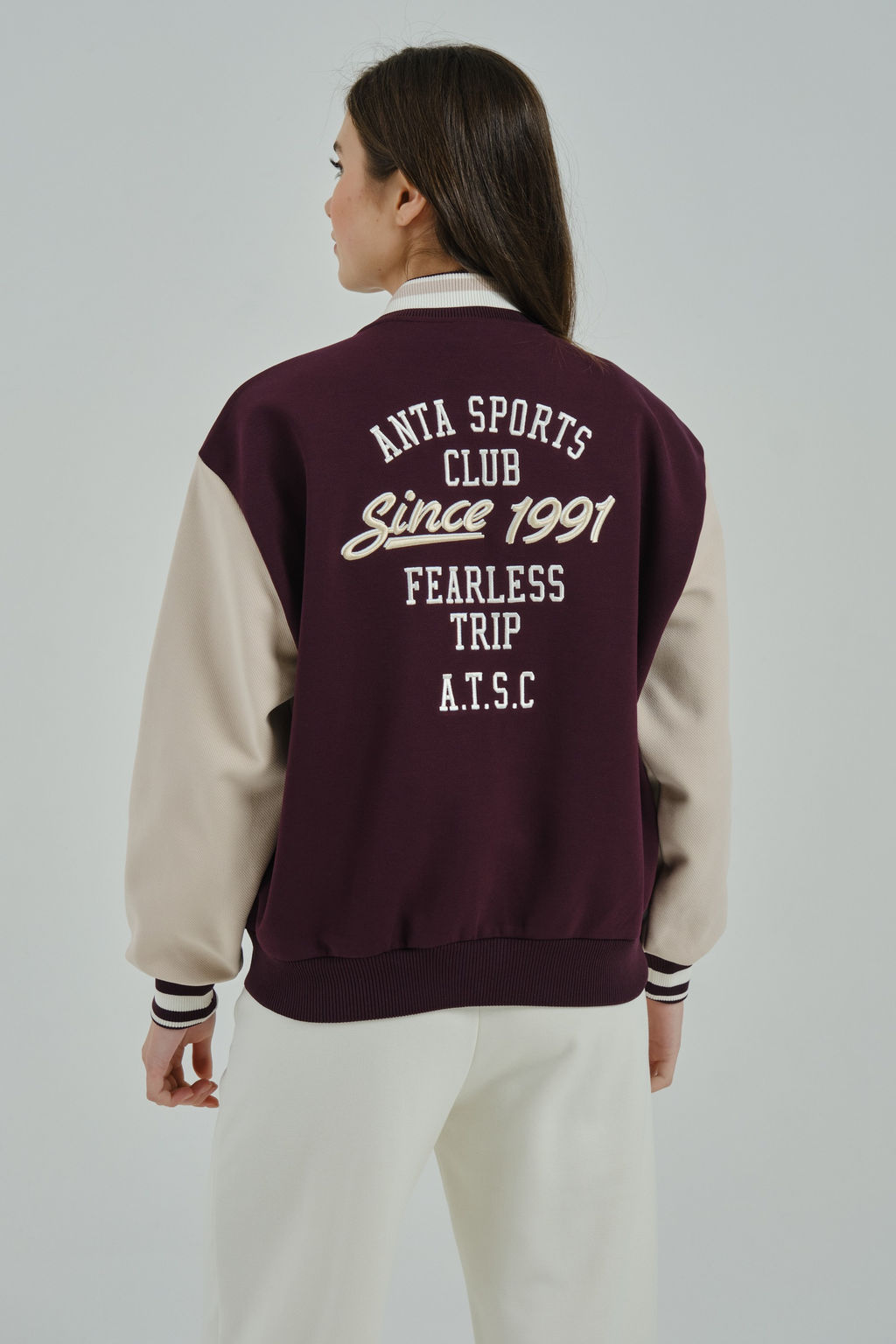 Бомбер утепленный Темно-фиолетовый - Anta фото 6