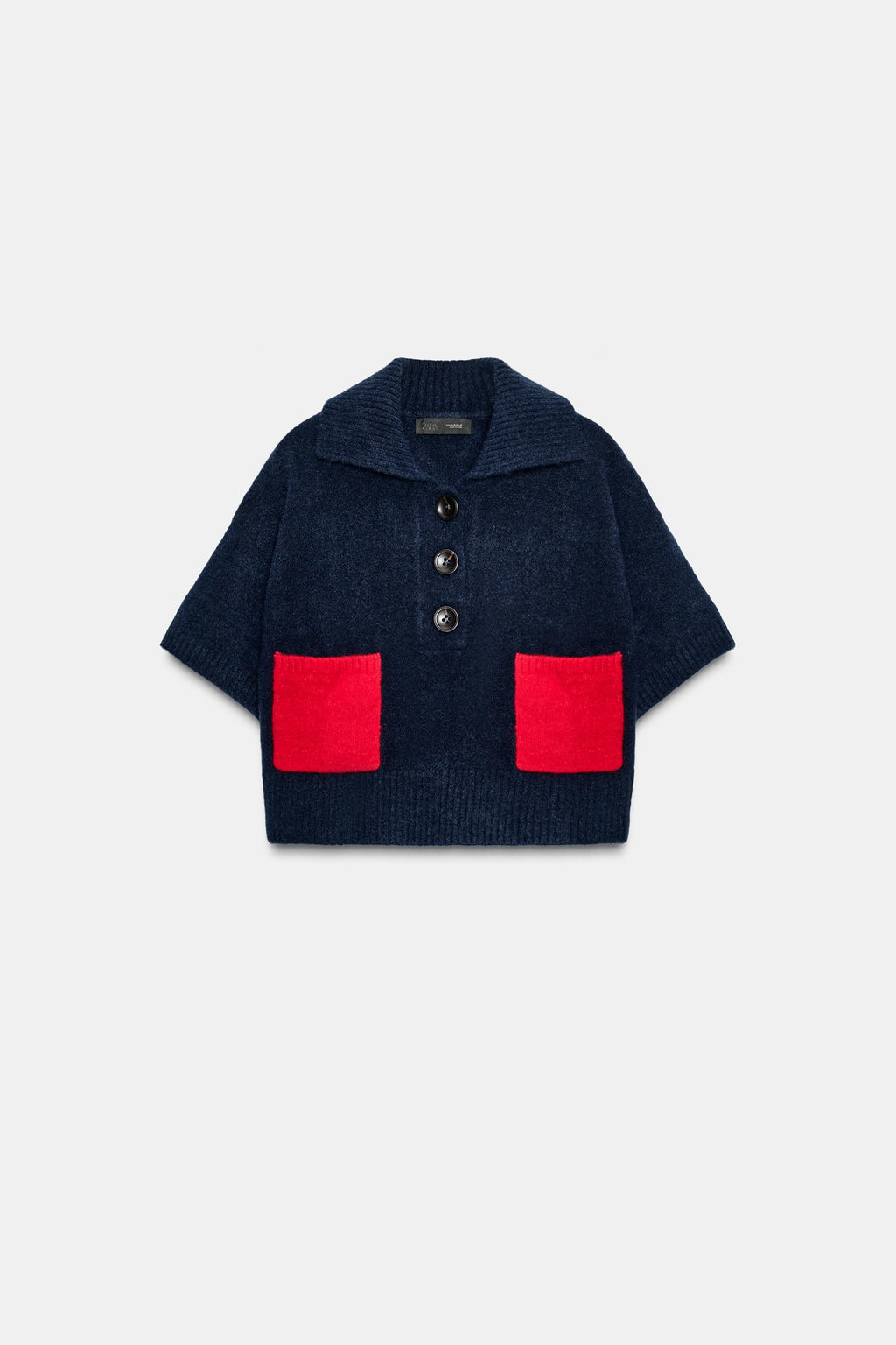 SHORT SLEEVE KNIT TOP - Zara фото 5