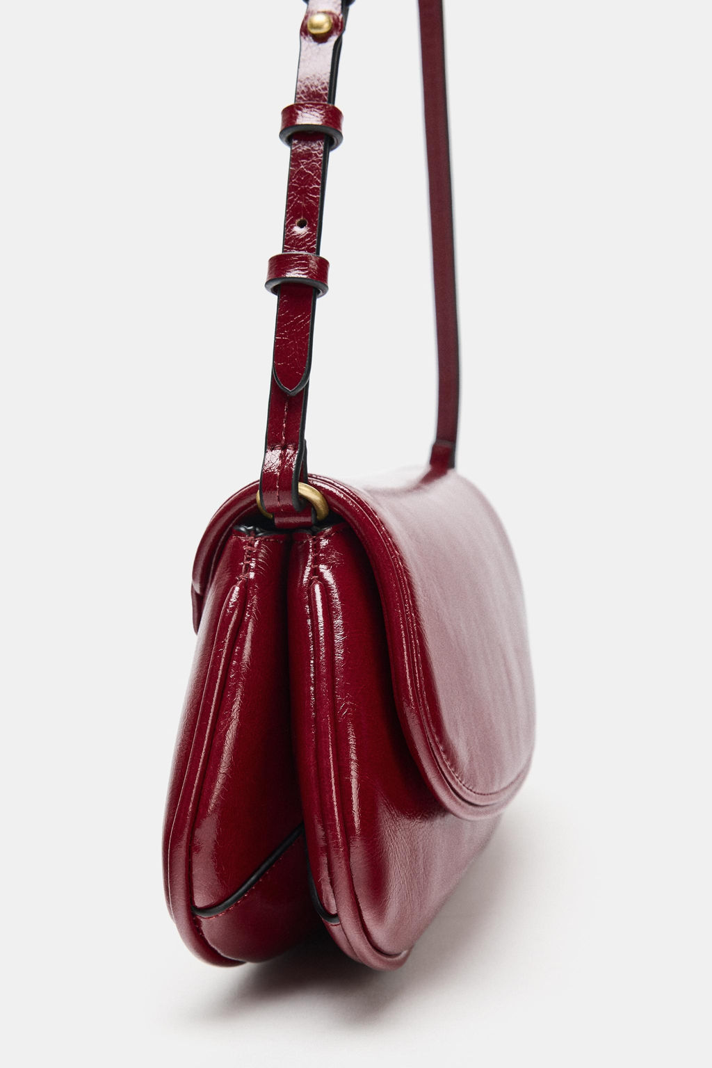 Сумка через плечо Zara Bolso de Hombro Solapa красная