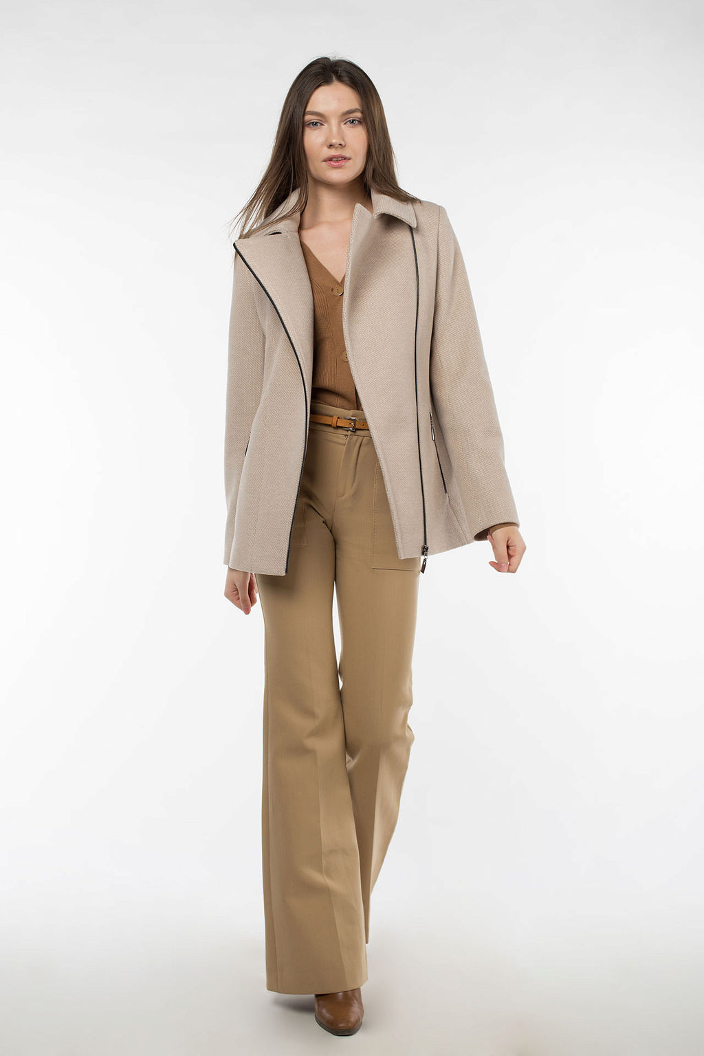 01-09683 Пальто женское демисезонное - El podio фото 3