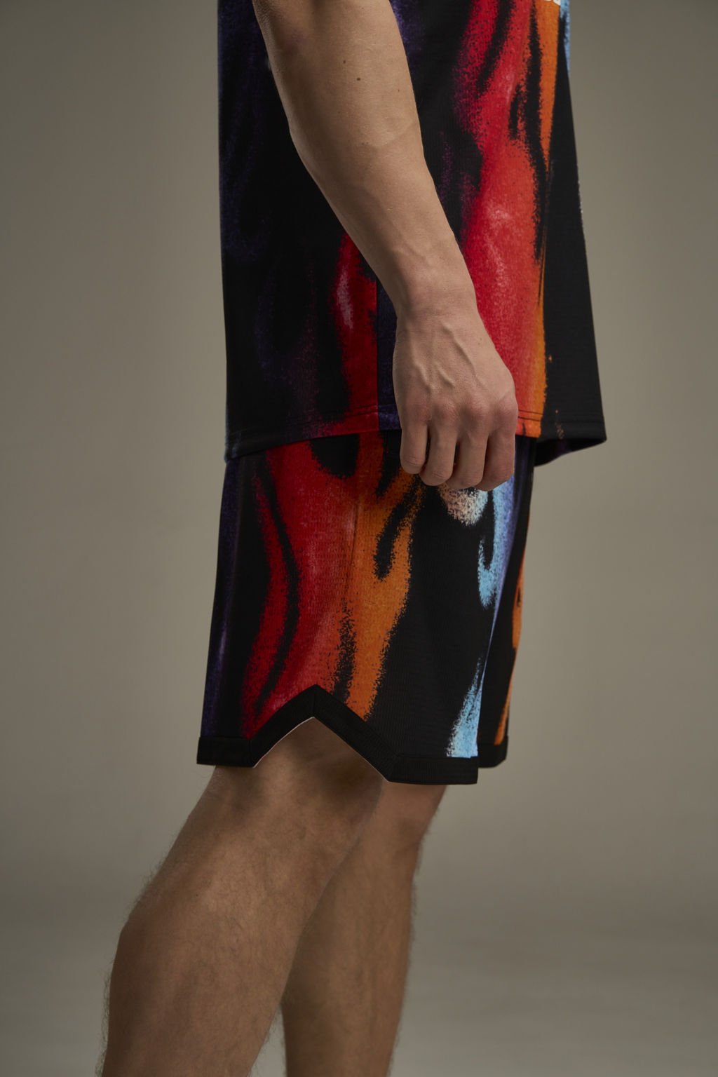 Шорты Черный/Оранжевый (Принт) SHOCK 4 Game Shorts - Anta фото 10