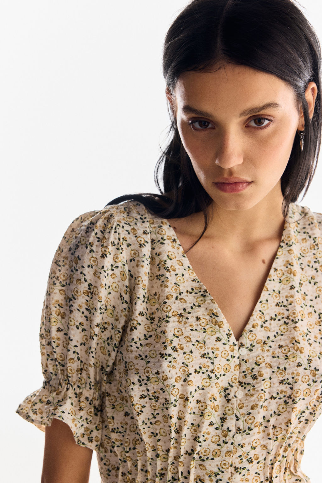 Blusa con peplum - H&m фото 3