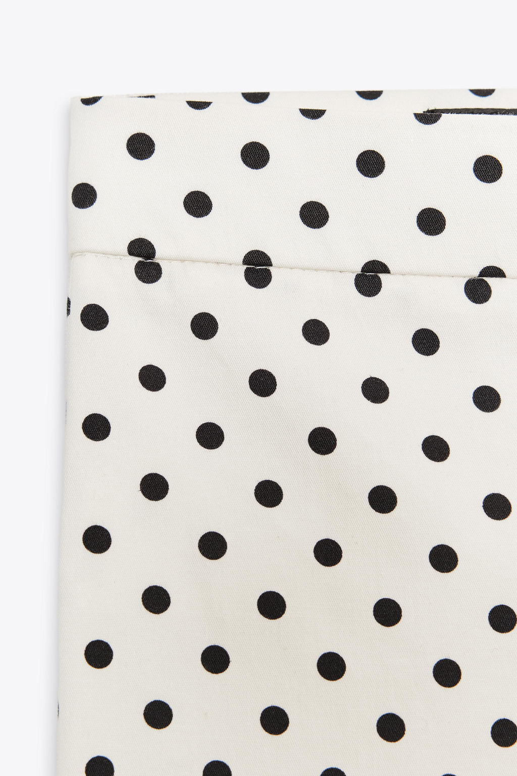POLKA DOT MINI FLARE TROUSERS