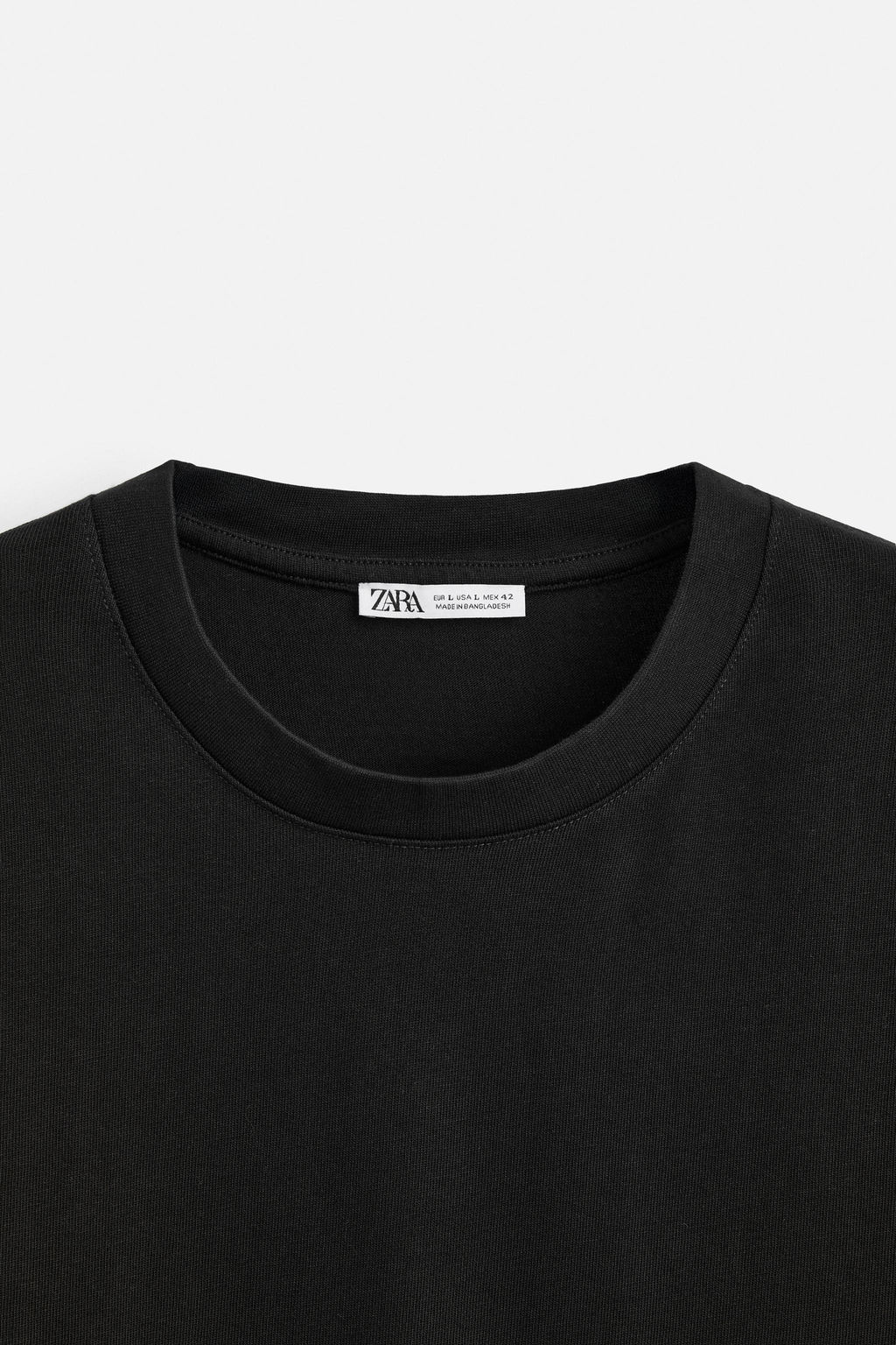 BASIC HEAVYWEIGHT T-SHIRT - Zara фото 7