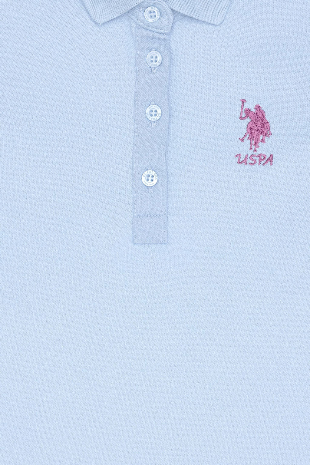 K_z _ocuk A__k Mavi Polo Yaka _rme Elbise Sepette S_rpriz _ndirim - U.s. polo assn фото 5