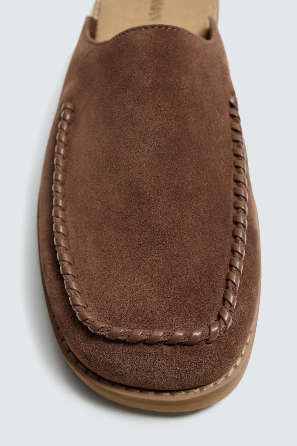 ZUECO PIEL / Marr?n - Zara фото 7