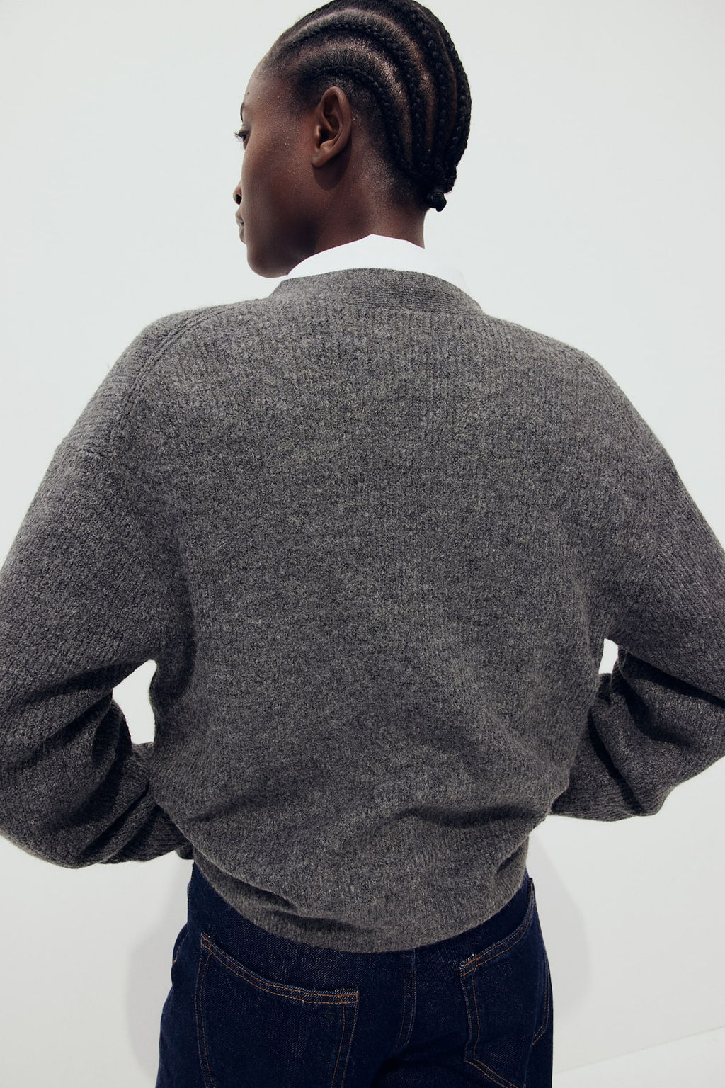 Cardigan en punto de canale - H&m фото 4