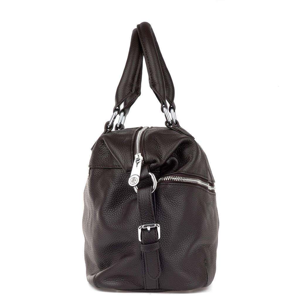 C0506 coffee женская кожаная сумка "Casual" Barcelo Biagi