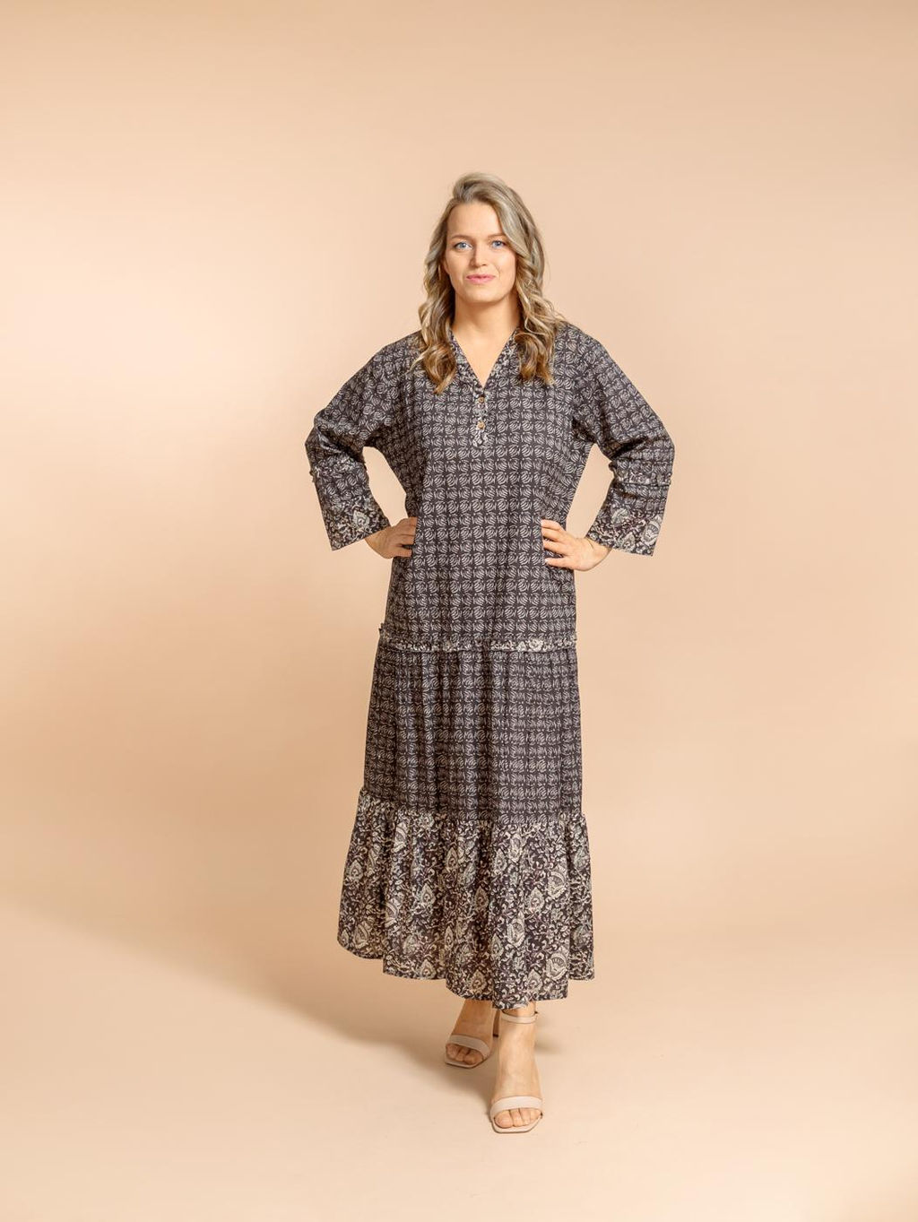 Платье (хлопок) №25-585-2 - Ганг фото 2