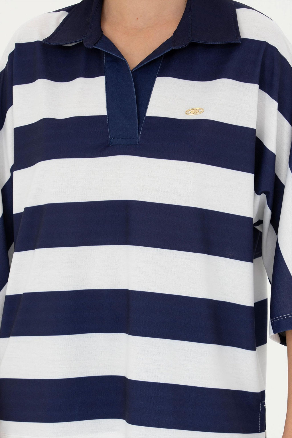 Женская темно-синяя футболка - U.s. polo assn фото 6