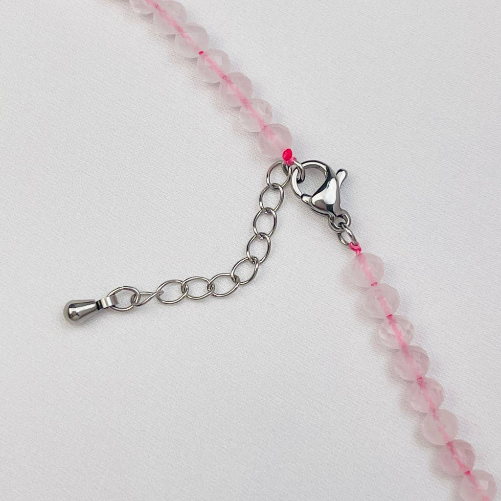 Бусы из Розового кварца 45 см +