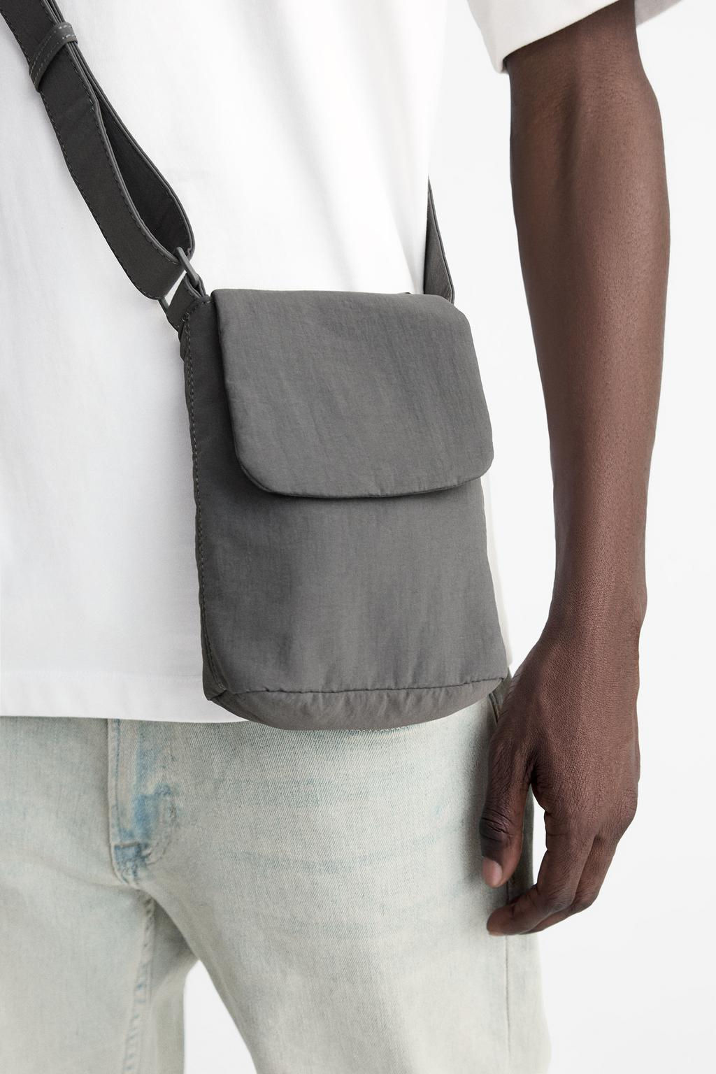 MINI NYLON MESSENGER BAG - Zara фото 14