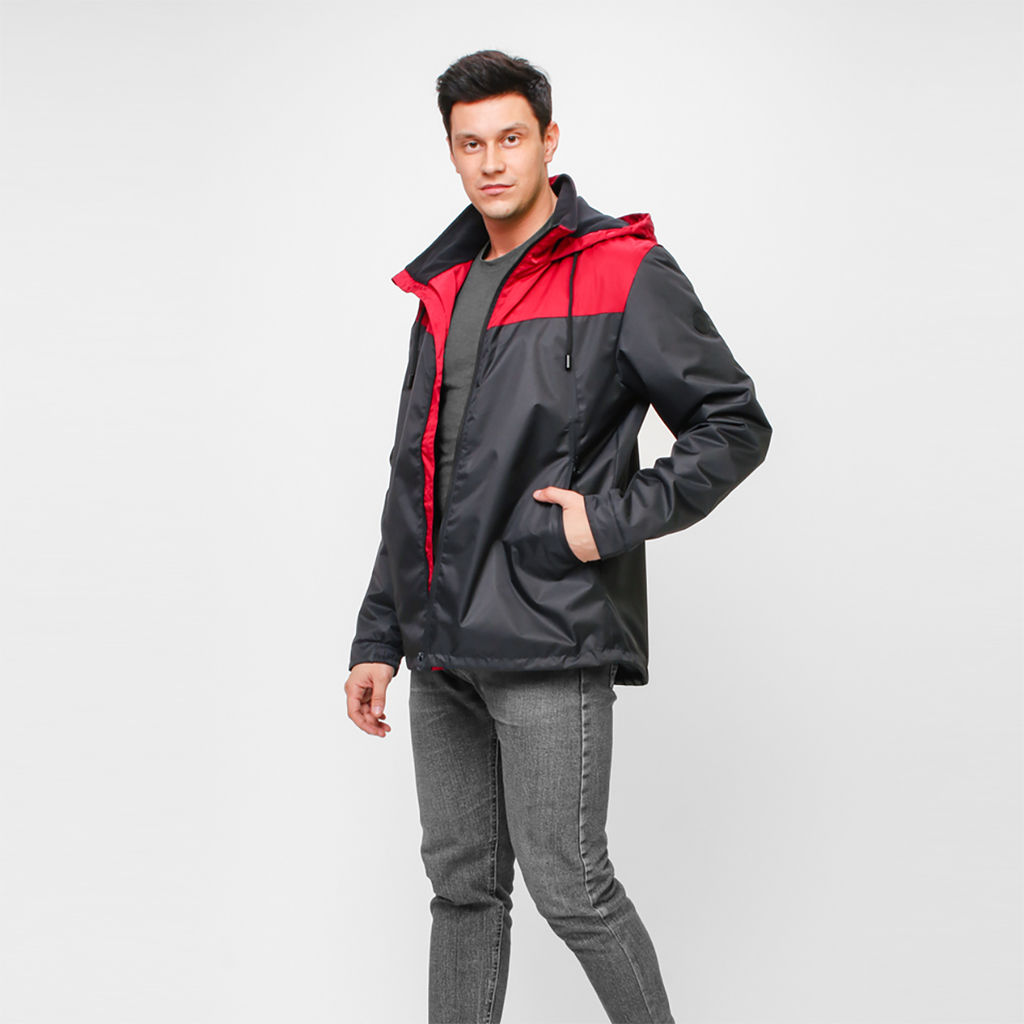 Куртка мужская осень/весна М-246 Хаки/Чёрный - Rodos фото 11