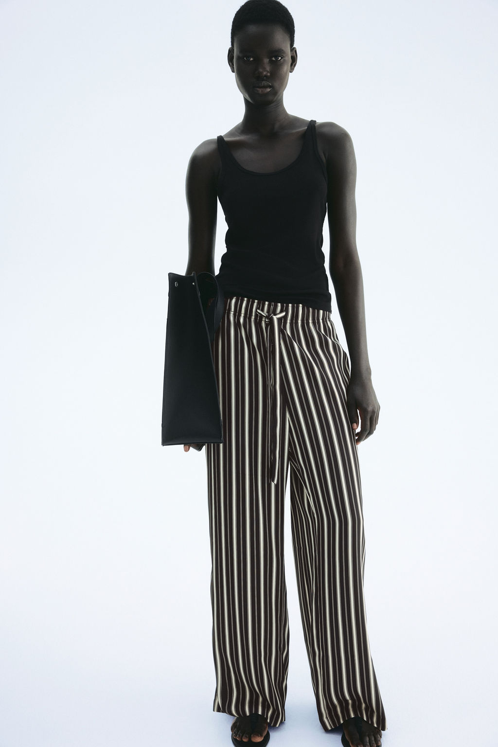 Pantal?n de sarga con cord?n de ajuste - H&m фото 9