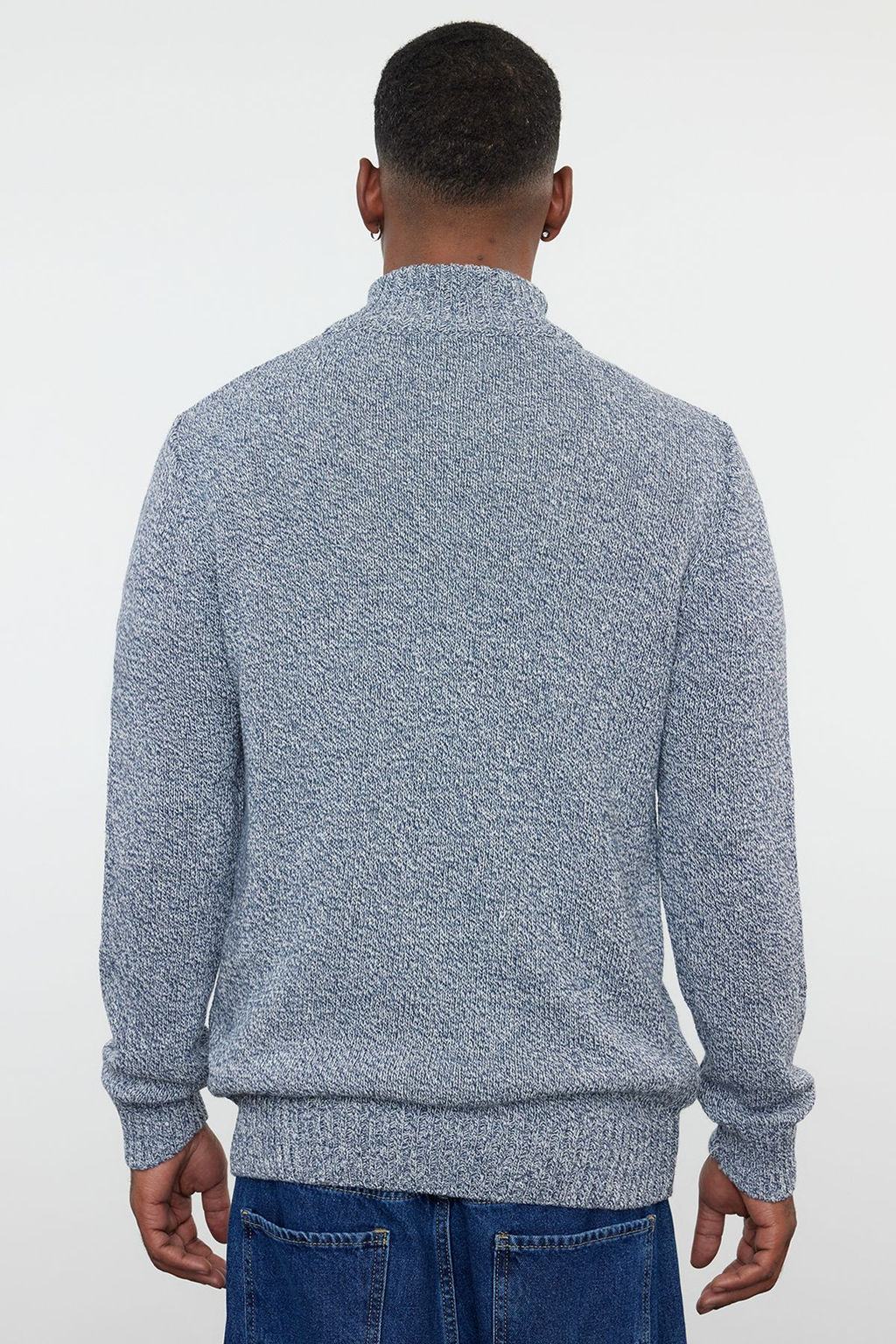 TRENDYOL MAN Vizon Casual Slim Fit Yunlu Yar?m Bal?kc? Dugmeli Triko Kazak TMNAW21KZ0394 - Trendyolmilla фото 29