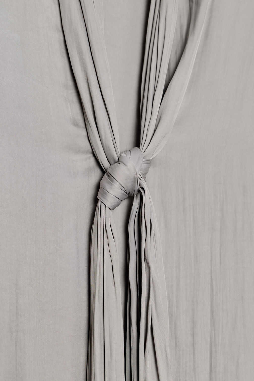 BLUSA ESCOTE LAZADA ZW COLLECTION / Gris perla - Zara фото 10