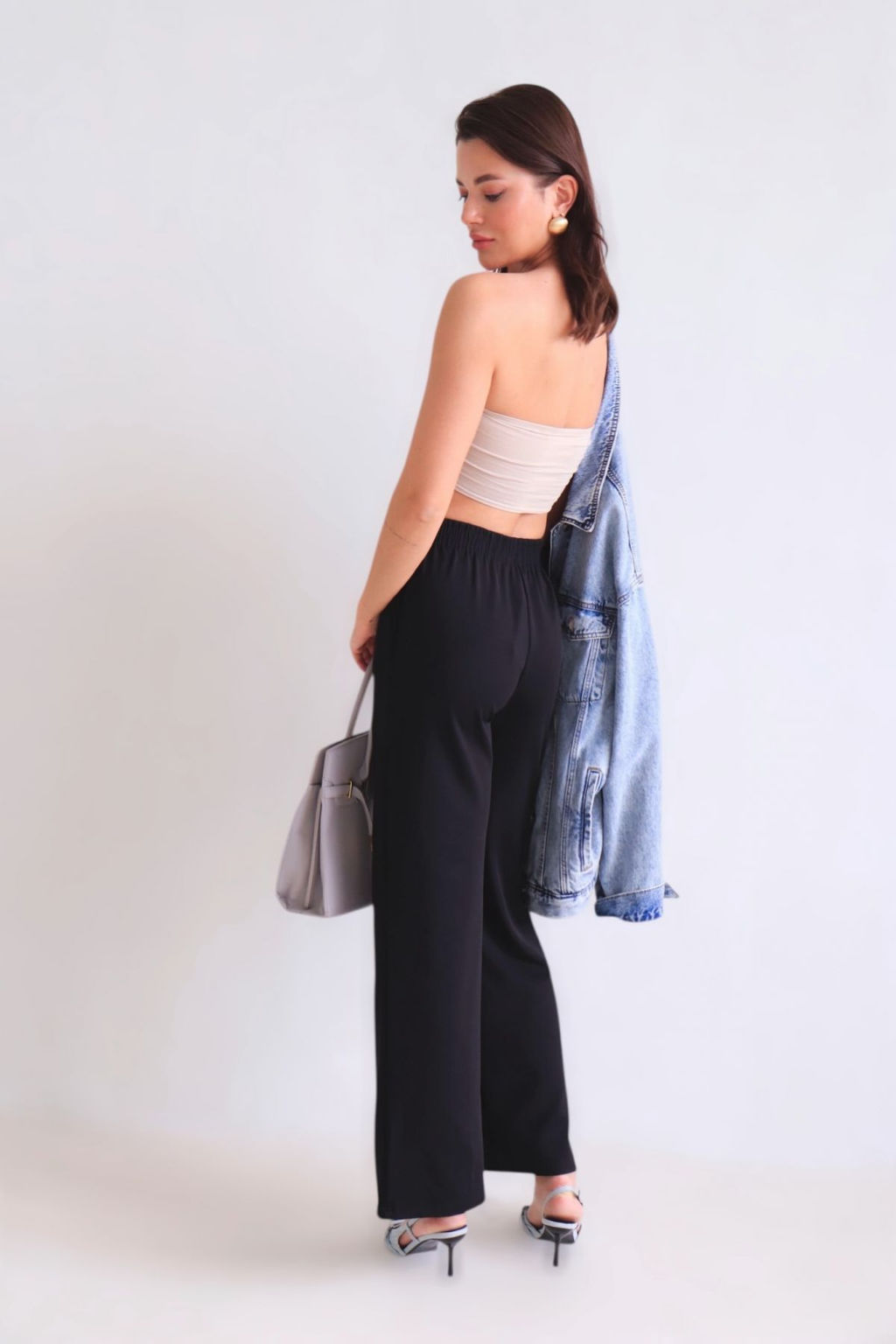 Брюки базовые чёрные - Martichelli фото 56