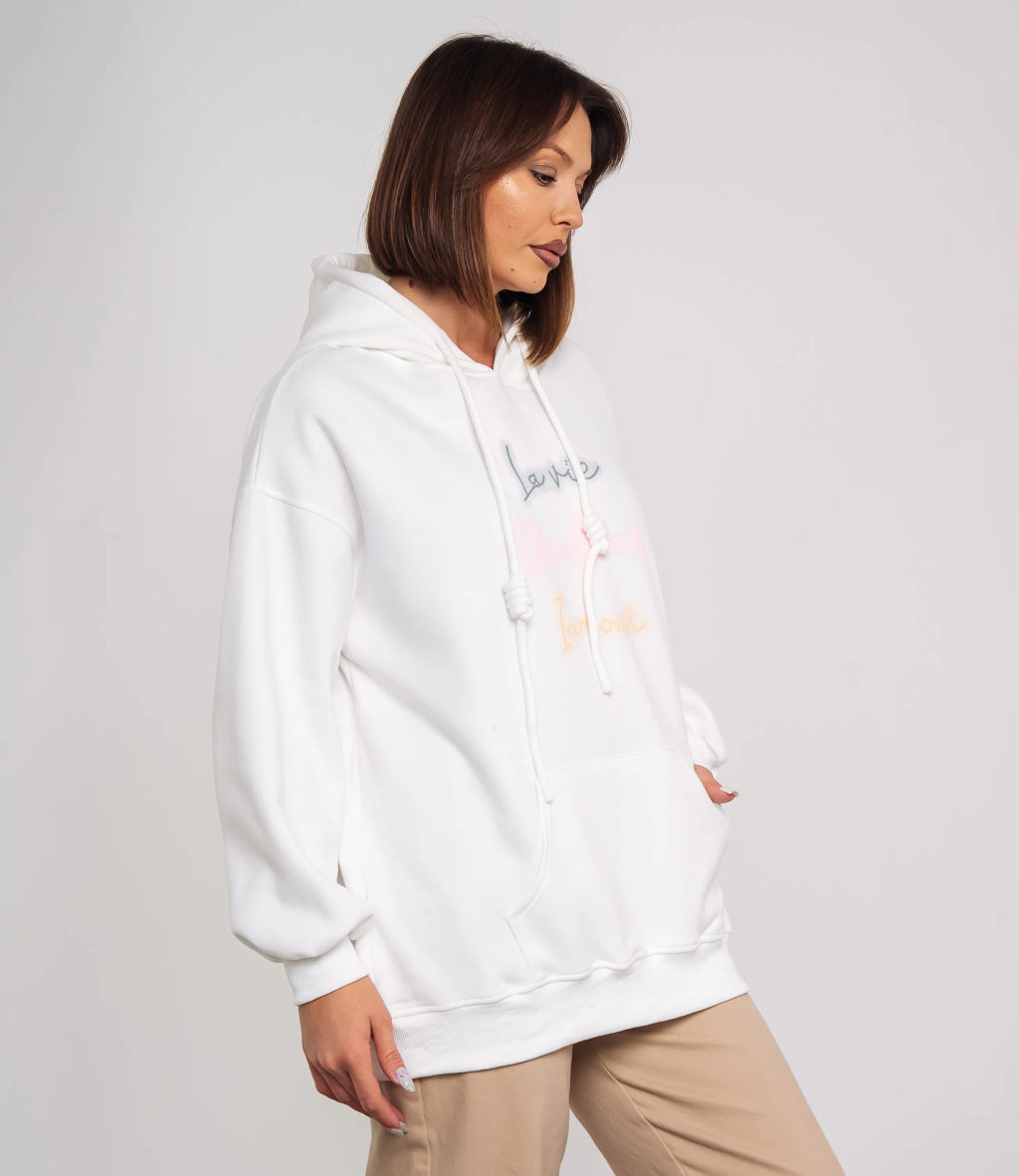 Худи #КТ3628 (1), белый - Dommod фото 2