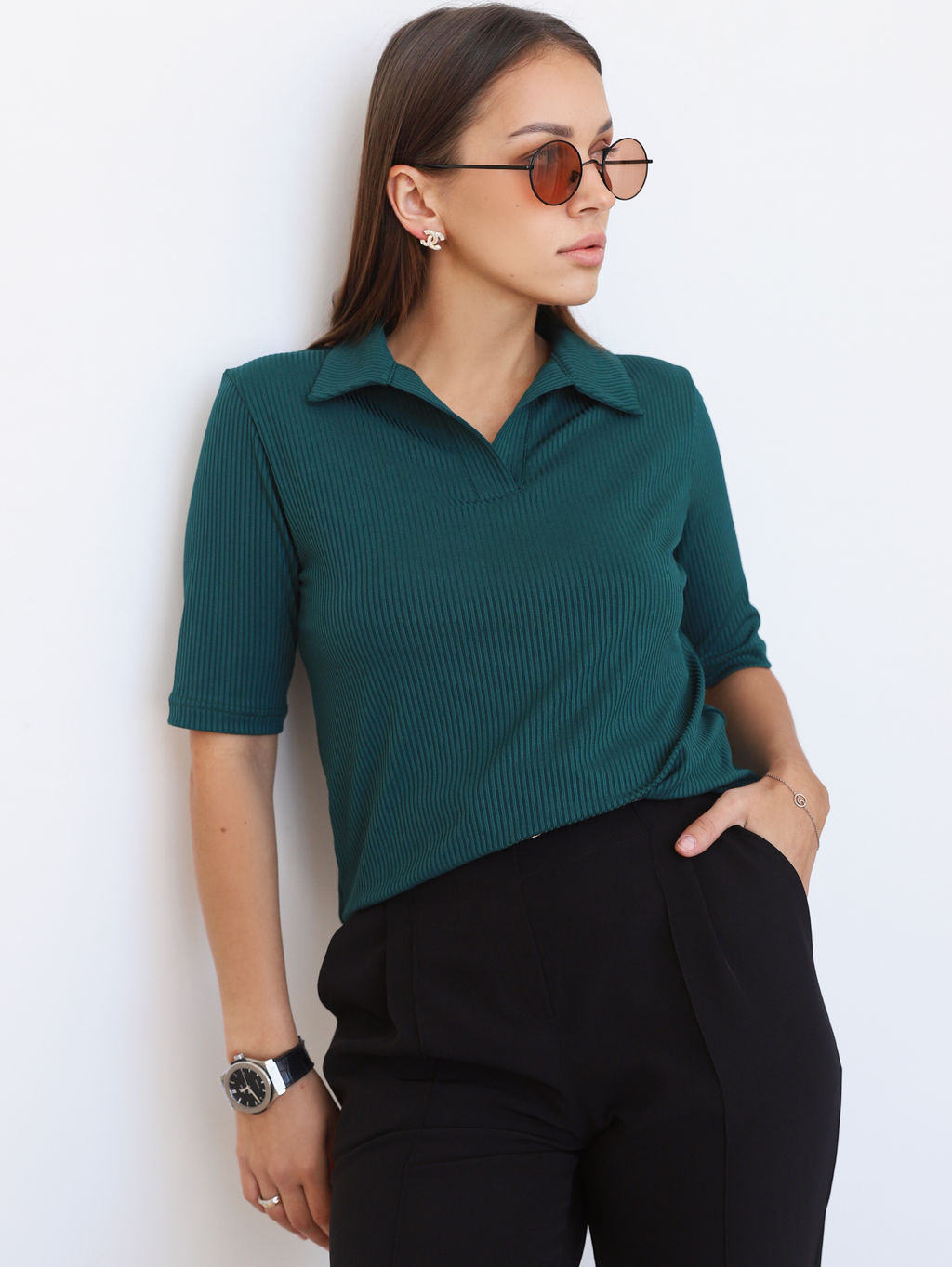 Футболка поло КФ100 Изумруд от фабрики Спортсоло