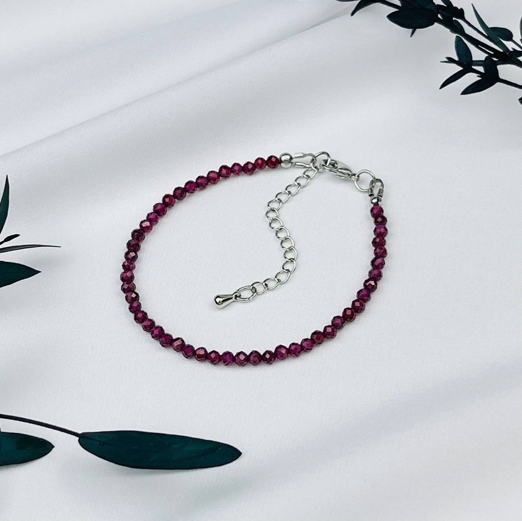 Браслет из Граната - Радуга самоцветов фото 2