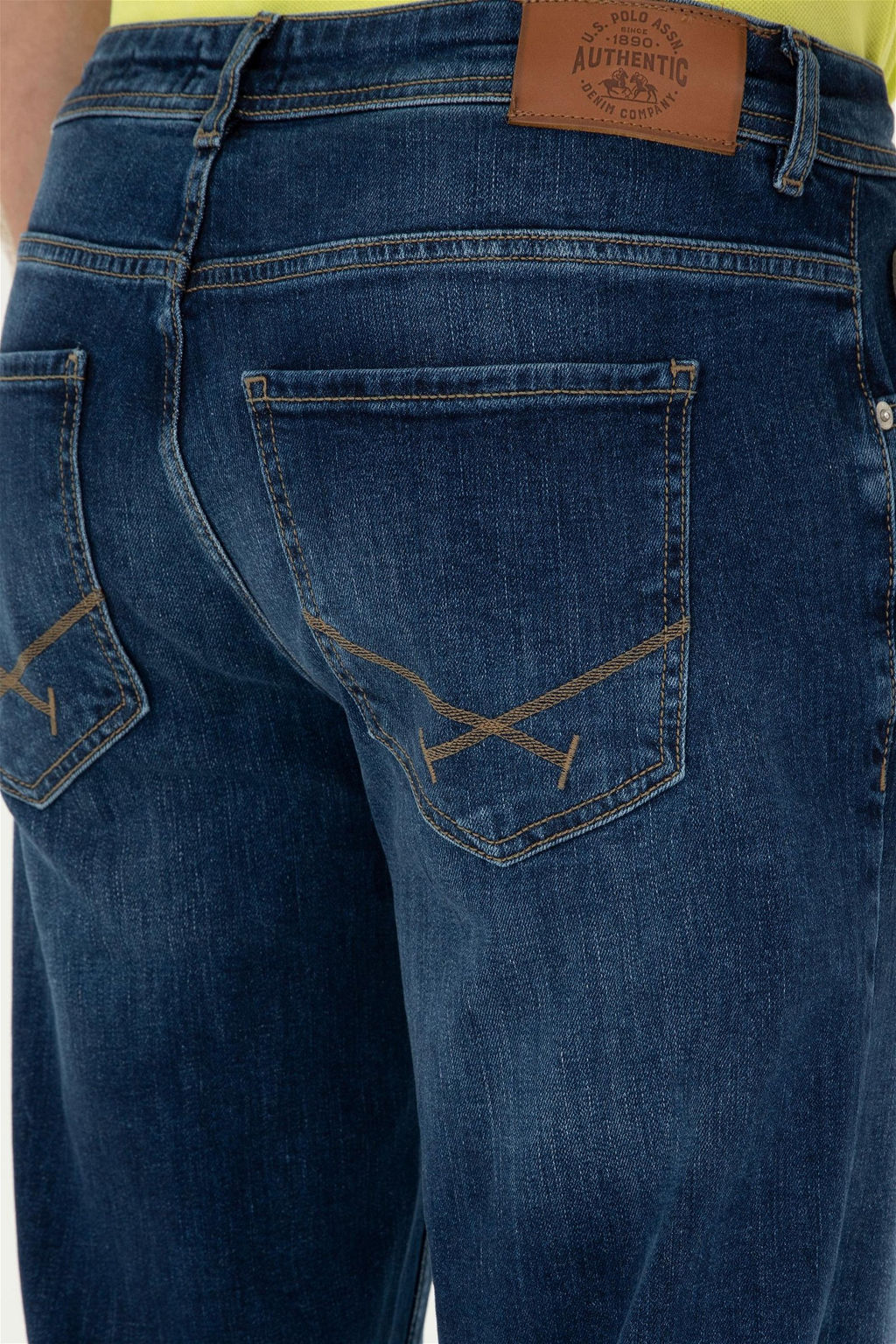 U. S. Polo Assn / Мужские сиреневые джинсовые брюки - U.s. polo assn фото 6