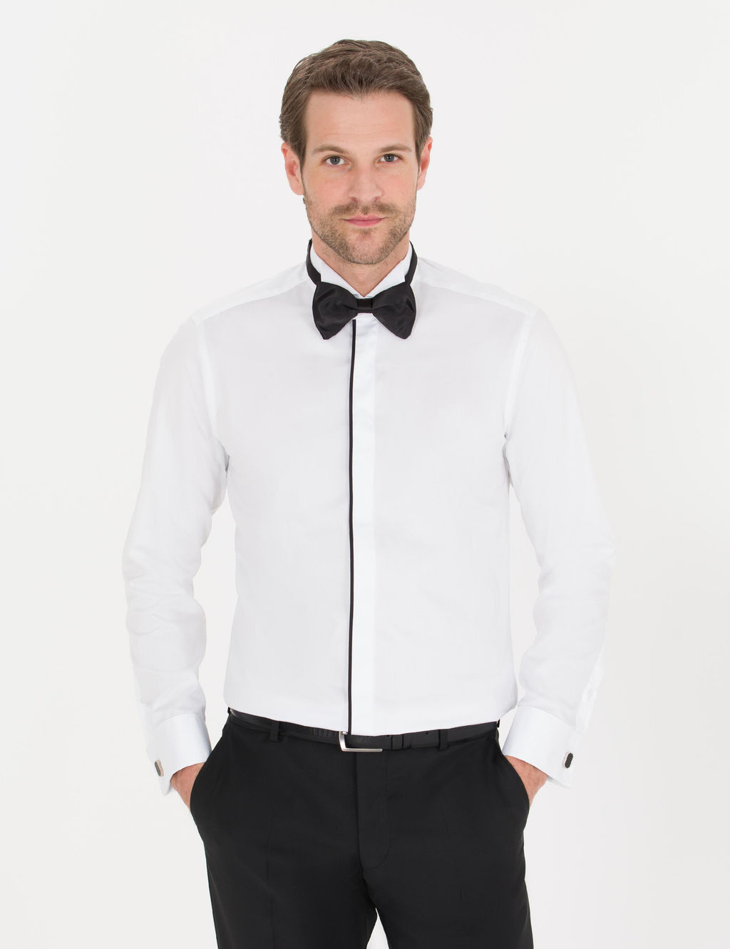 Beyaz Slim Fit Smokin G_mlek - Pierre cardin фото 2