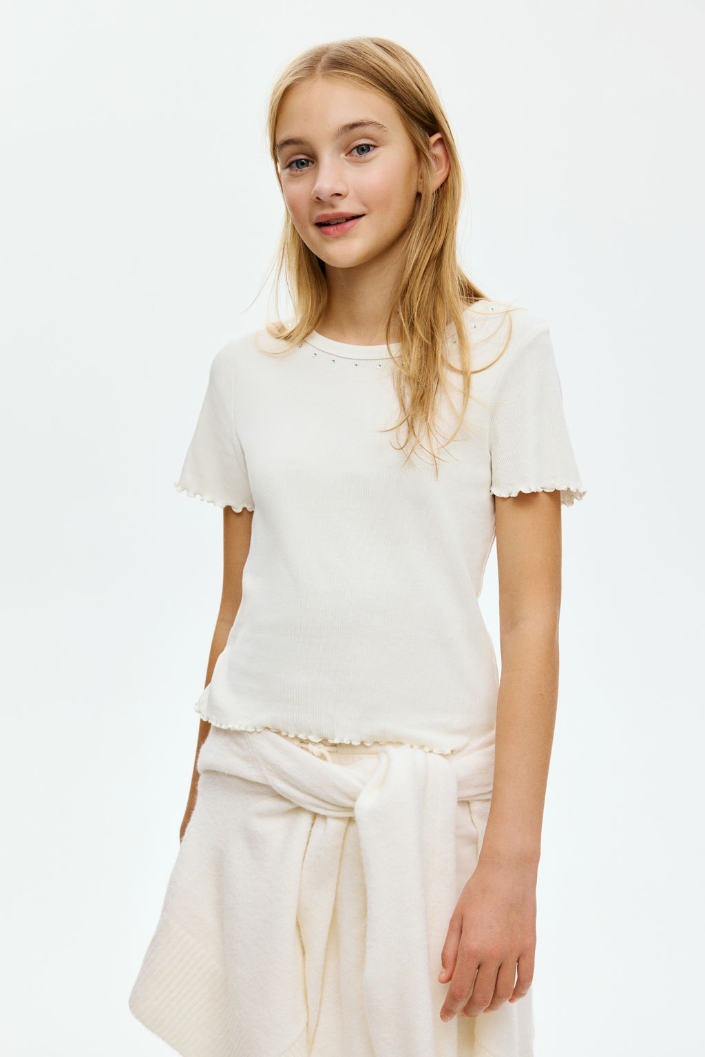 Top de algod?n con detalles decorativos - H&m фото 3